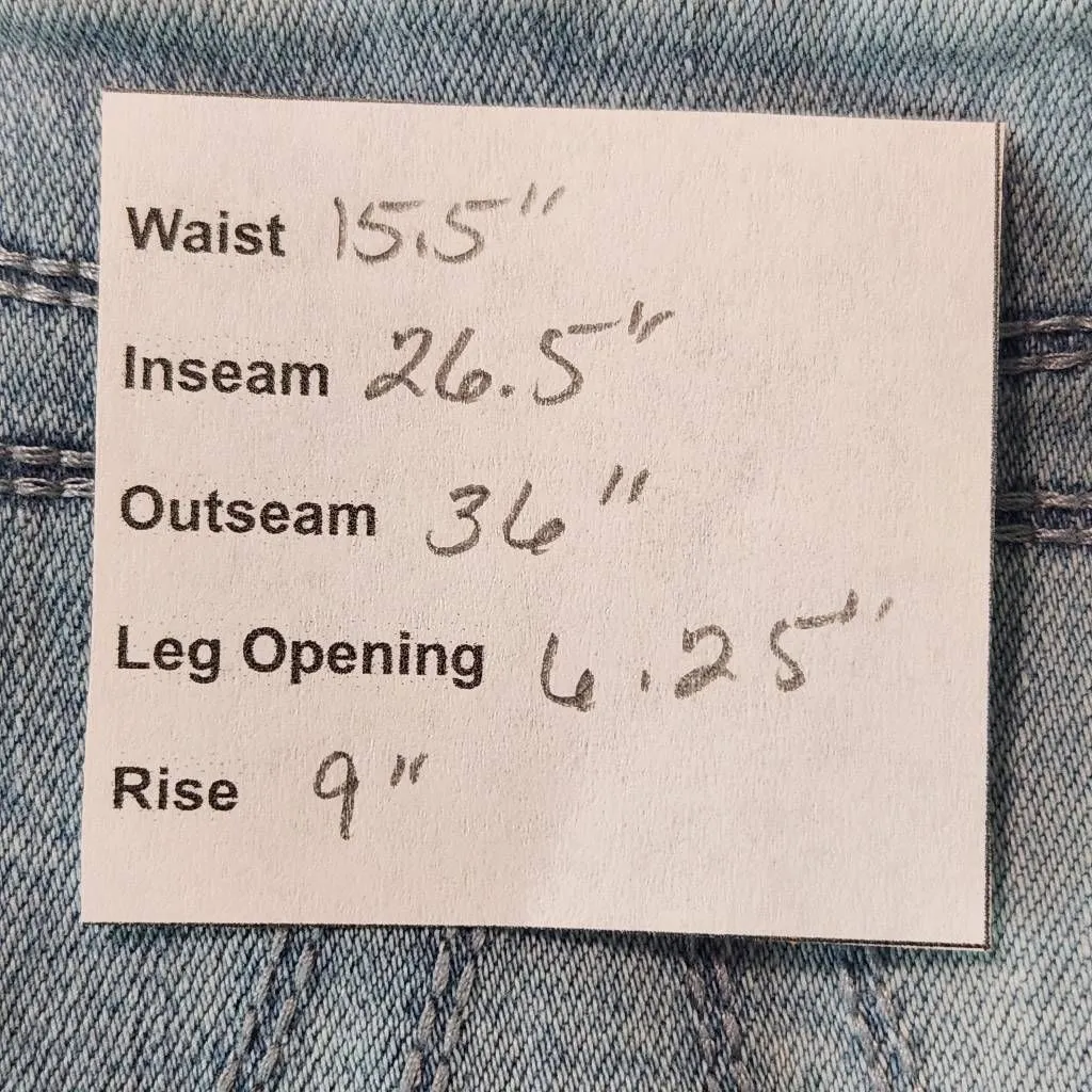 Seven7 Distressed Skinny Cropped Jeans Size 6 Distressed Skinny Denim - Image 11