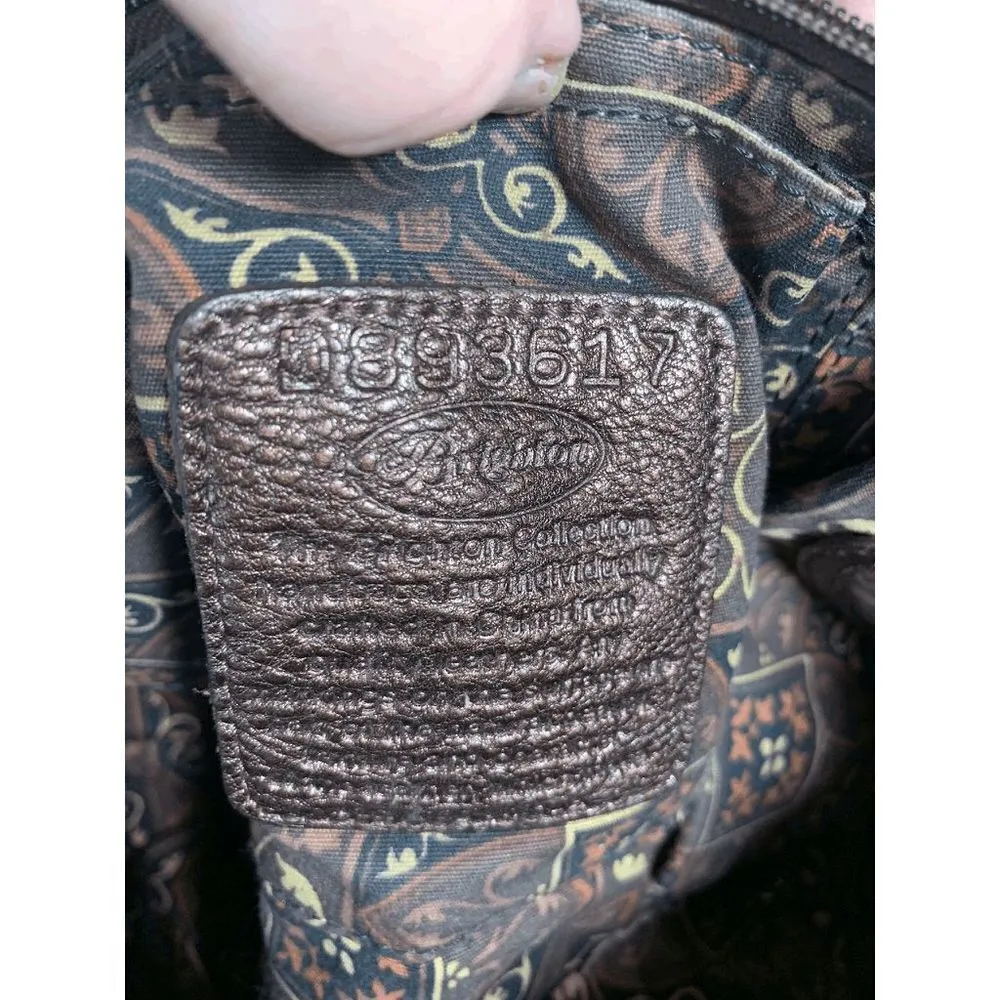 Brighton Bronze Metallic Leather Shoulder Purse - Image 11