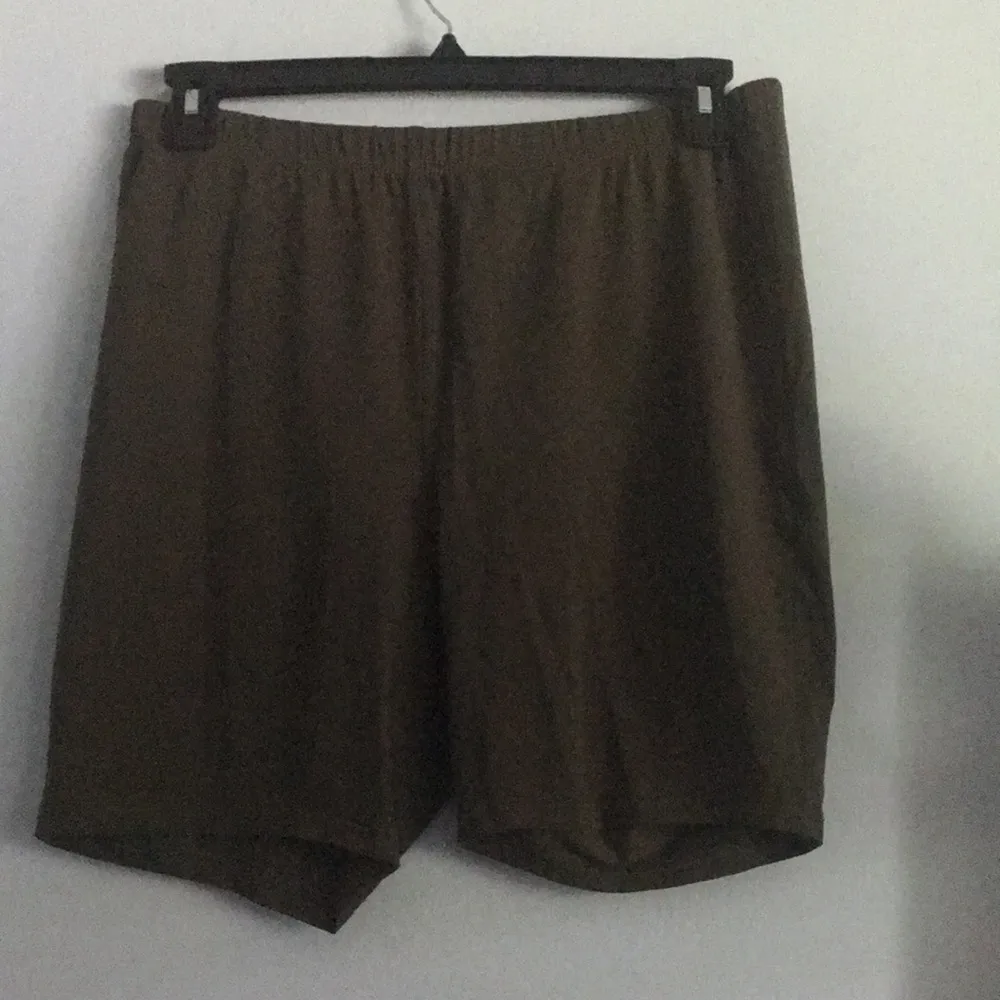 Plus Two Tone Zip Half Placket Sweatshirt and Biker Shorts Set - Image 7