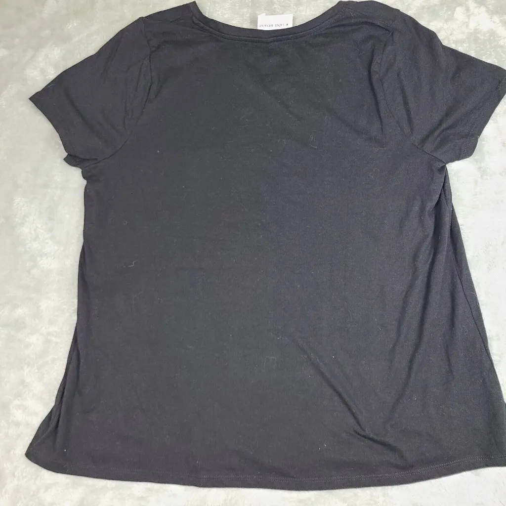 Disney Rainbow LOVE Soft T Shirt Sz: 18/20 Mickey‎ Mouse Black V-Neck NWOT - Image 7