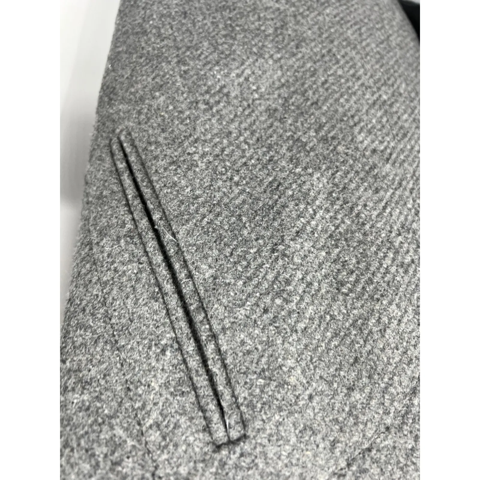 Zara Grey‎ Structured Coat Jacket Grey Size XS Pockets - Image 4