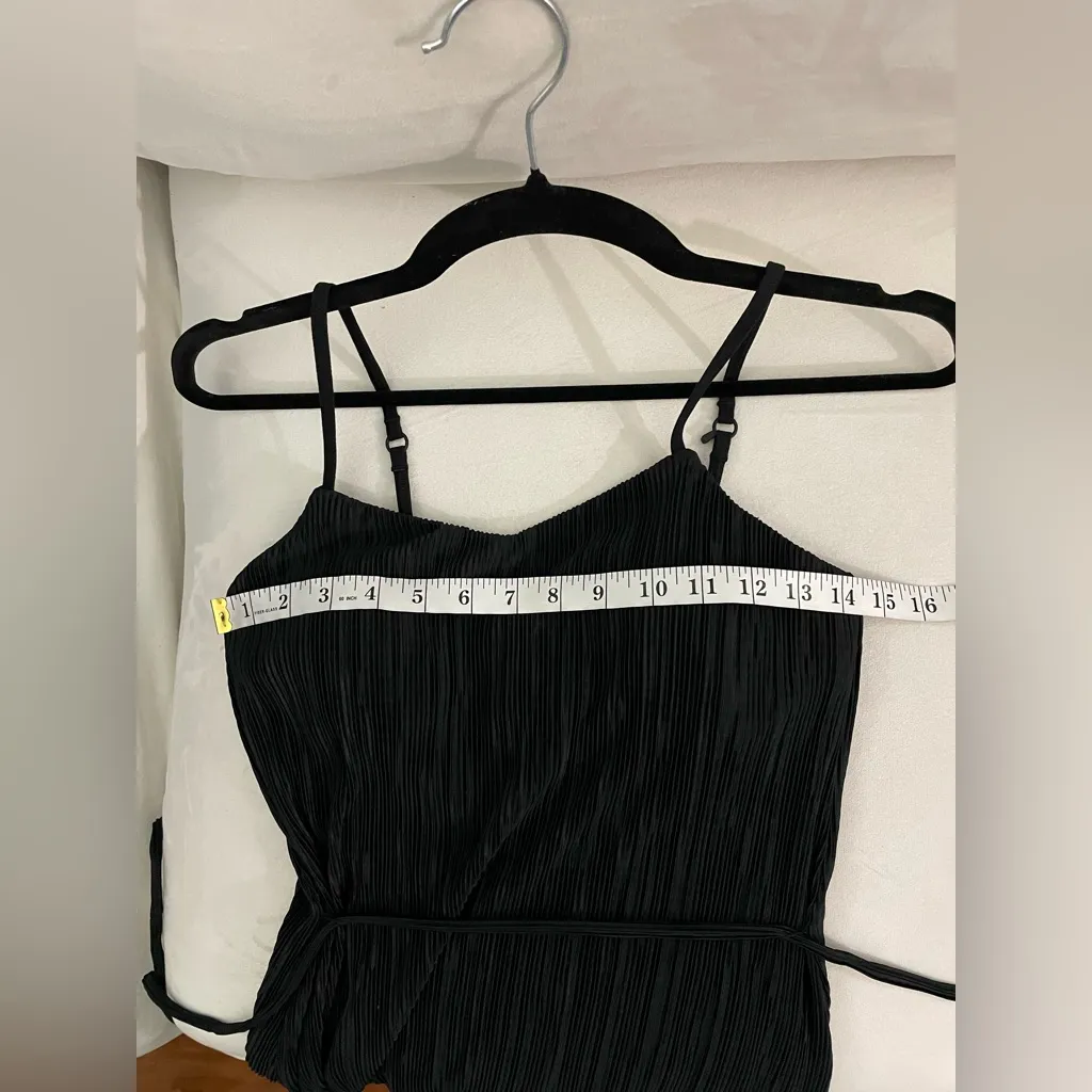 Alo Yoga NWOT Micro Plisse Game On Tennis Dress in Black Shorts underneath S - Image 8