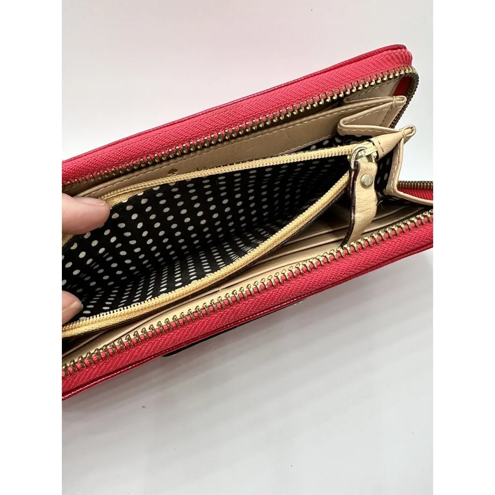 Kate Spade Neda Wellesley LACQUERRED Zip Around Leather Wallet - Image 5