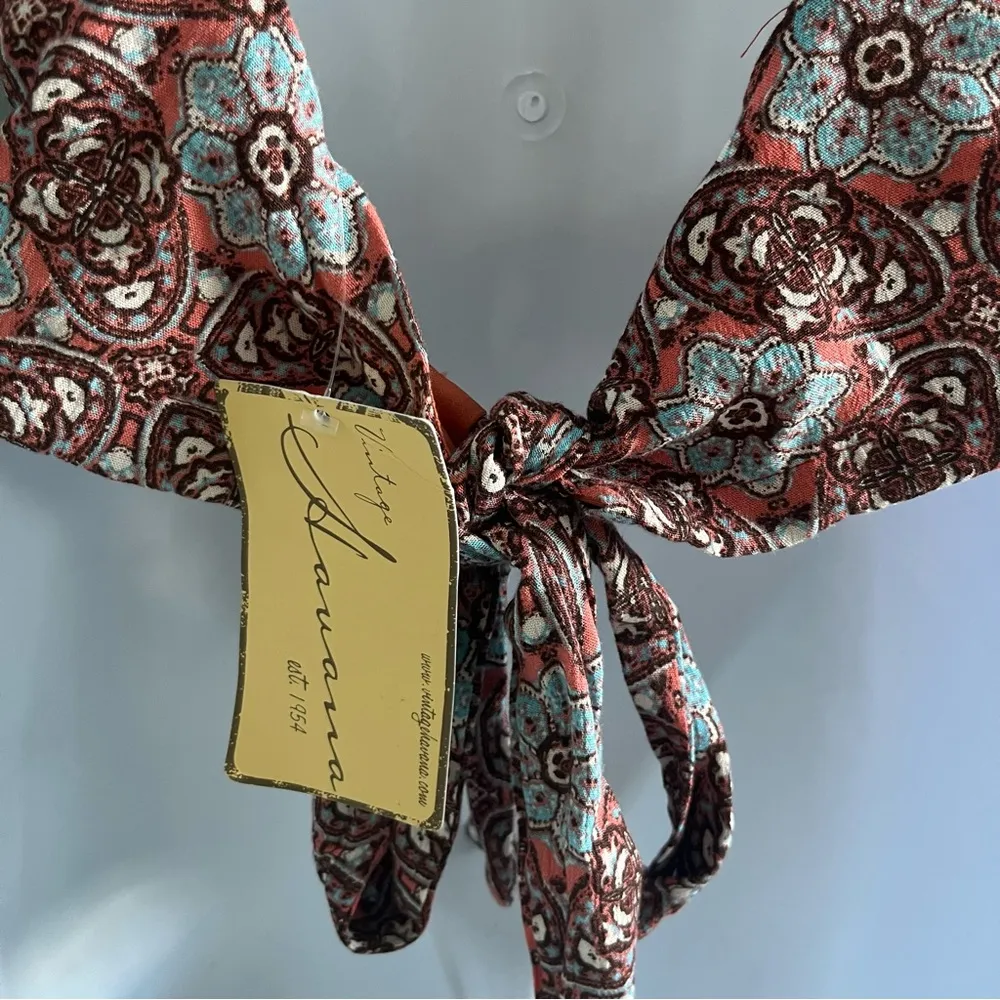 Vintage Havana Paisley Halter Top - Image 3