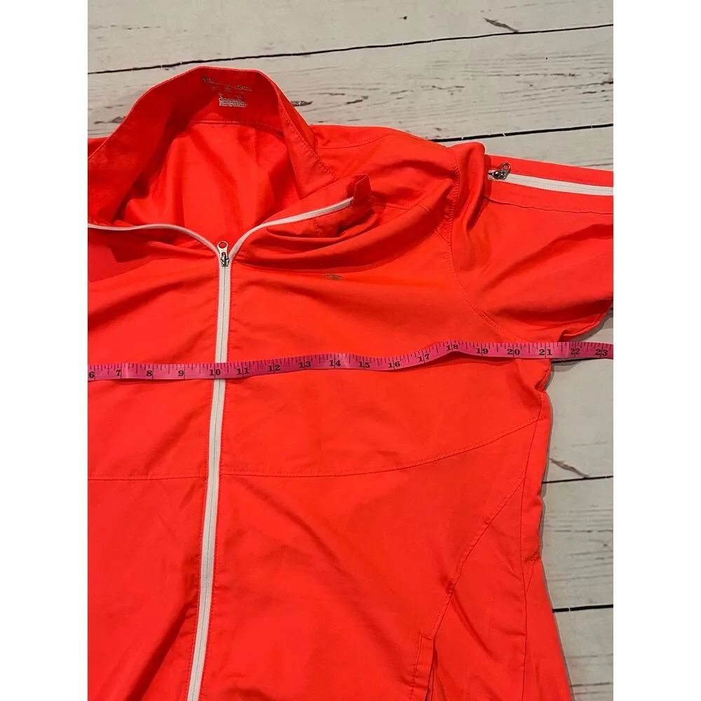 Champion Neon Windbreaker in Size Medium Full Zip Activewear - Image 6