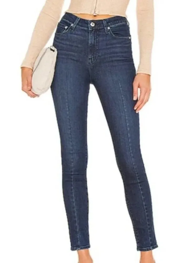 Jonathan Simkhai Rae High Rise Ankle Skinny Jeans Dark Monterey Size 28 Blue - Image 1