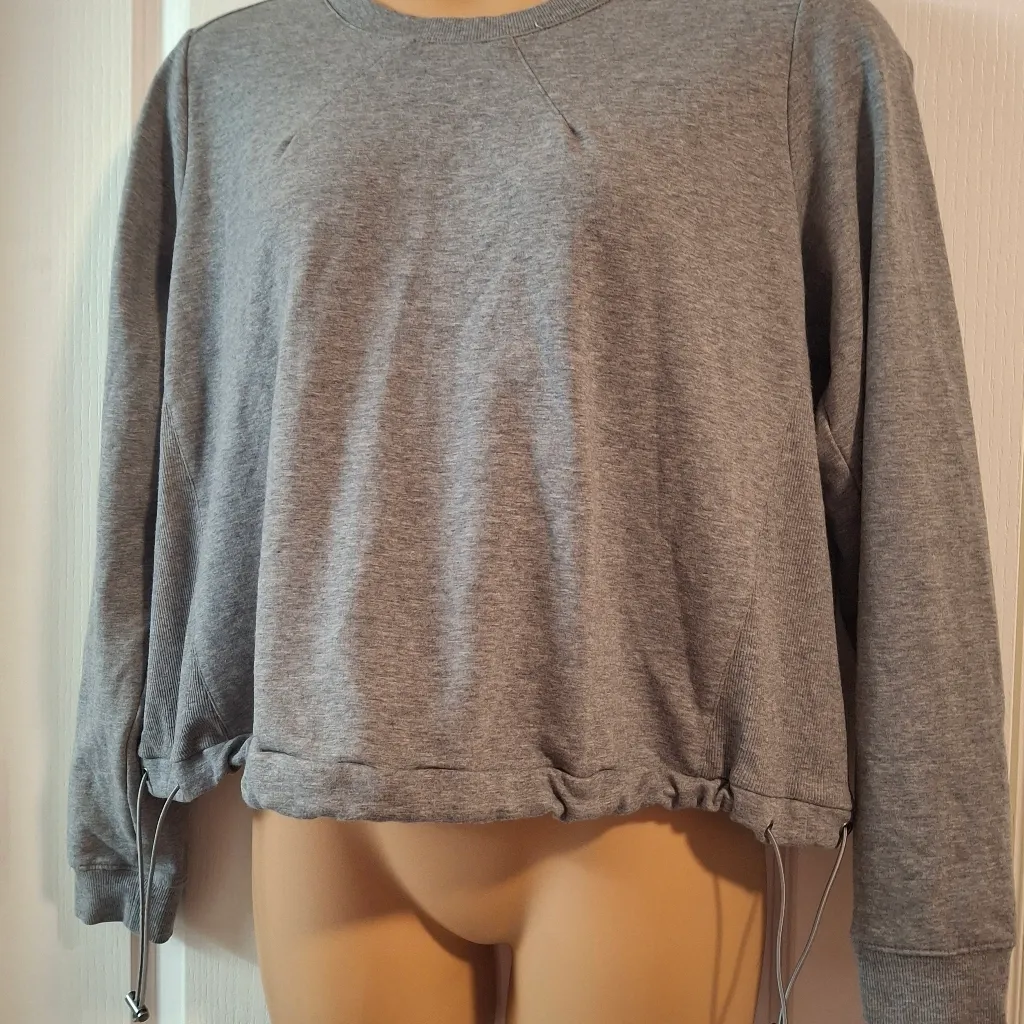 Super Soft By Torrid Sz 1 Gray Long Sleeve Sweatshirt - Image 5