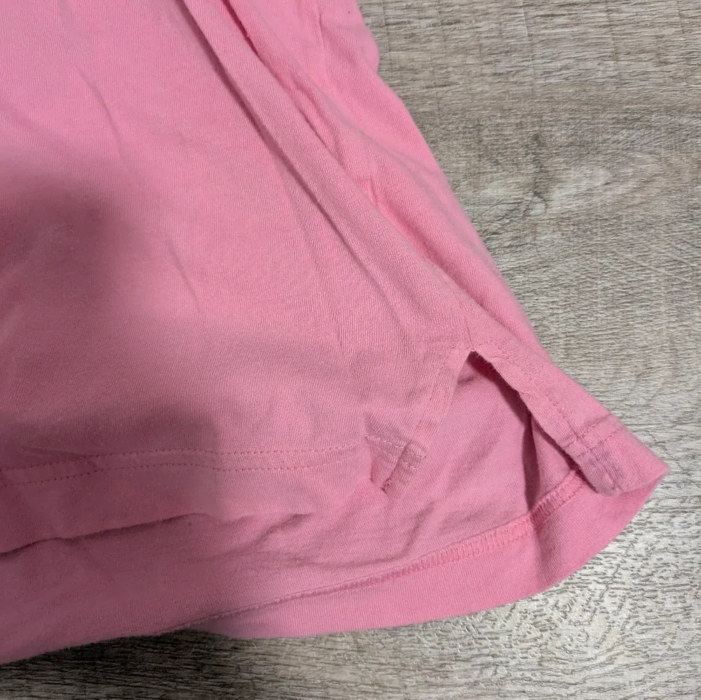 Victoria's Secret PINK Pink V-Neck Campus T-shirt Size Small - Image 4
