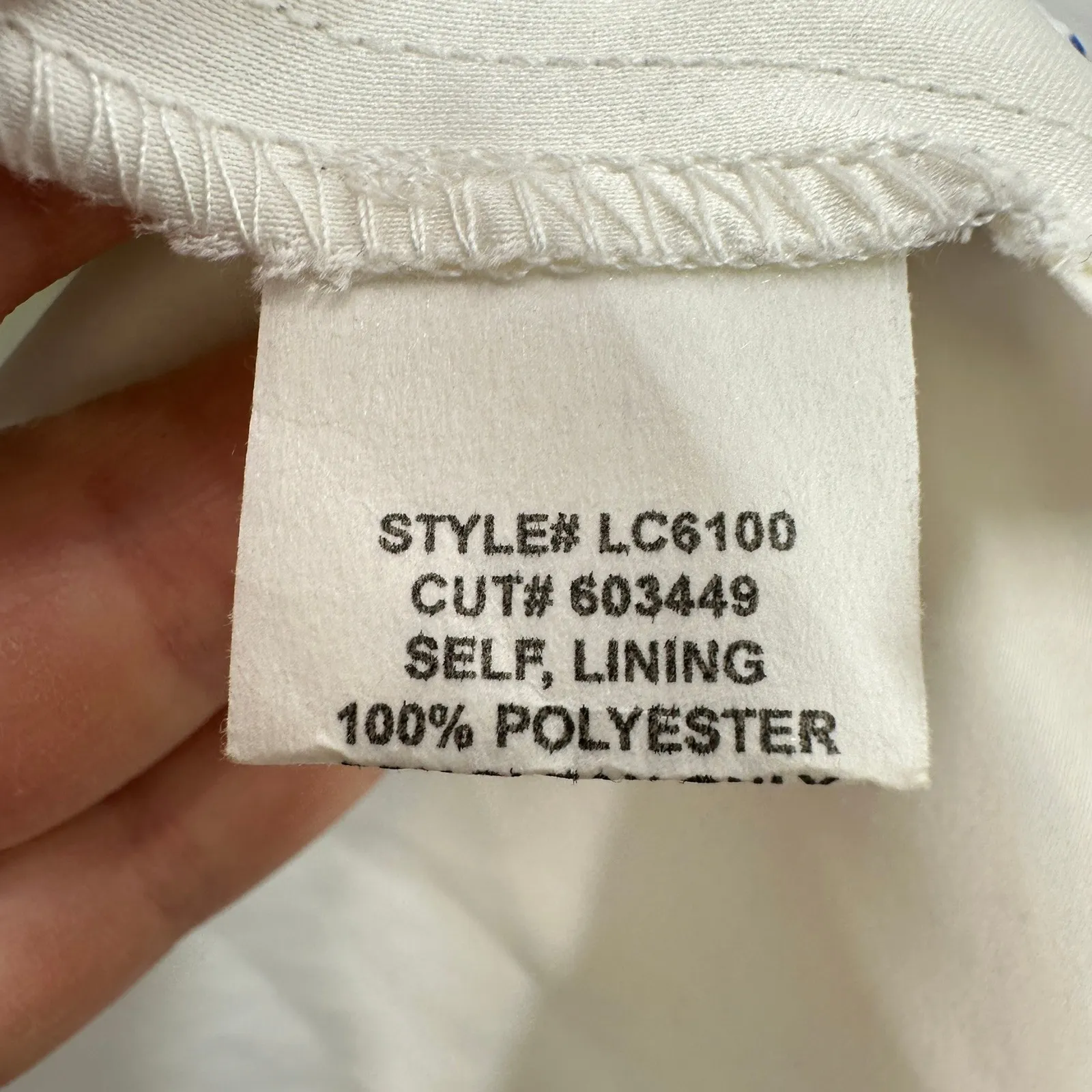 Eva Franco Blue White Lace Overlay V Neck Sleeveless Sheath Dress Size 0 - Image 12