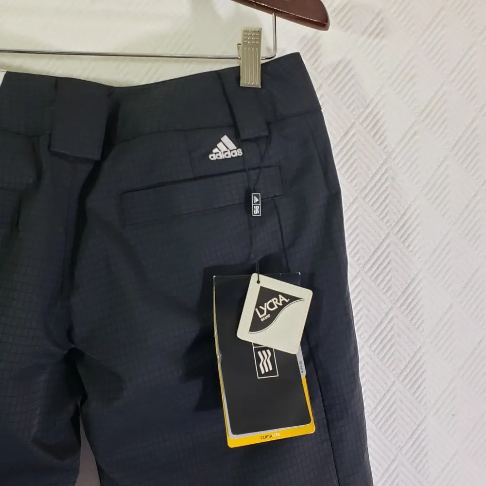 New ADIDAS Size 2 Black Solid Capri, Climalite, Activewear Pants NWT - Image 3
