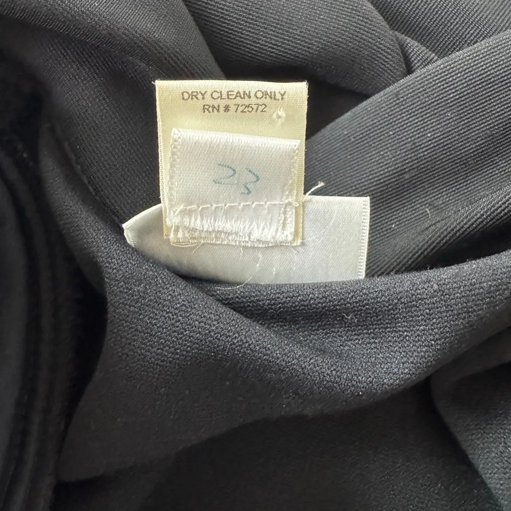 Vintage Y2K Willi Smith Stretch Black Longline Button Front Longline Jacket - Image 6