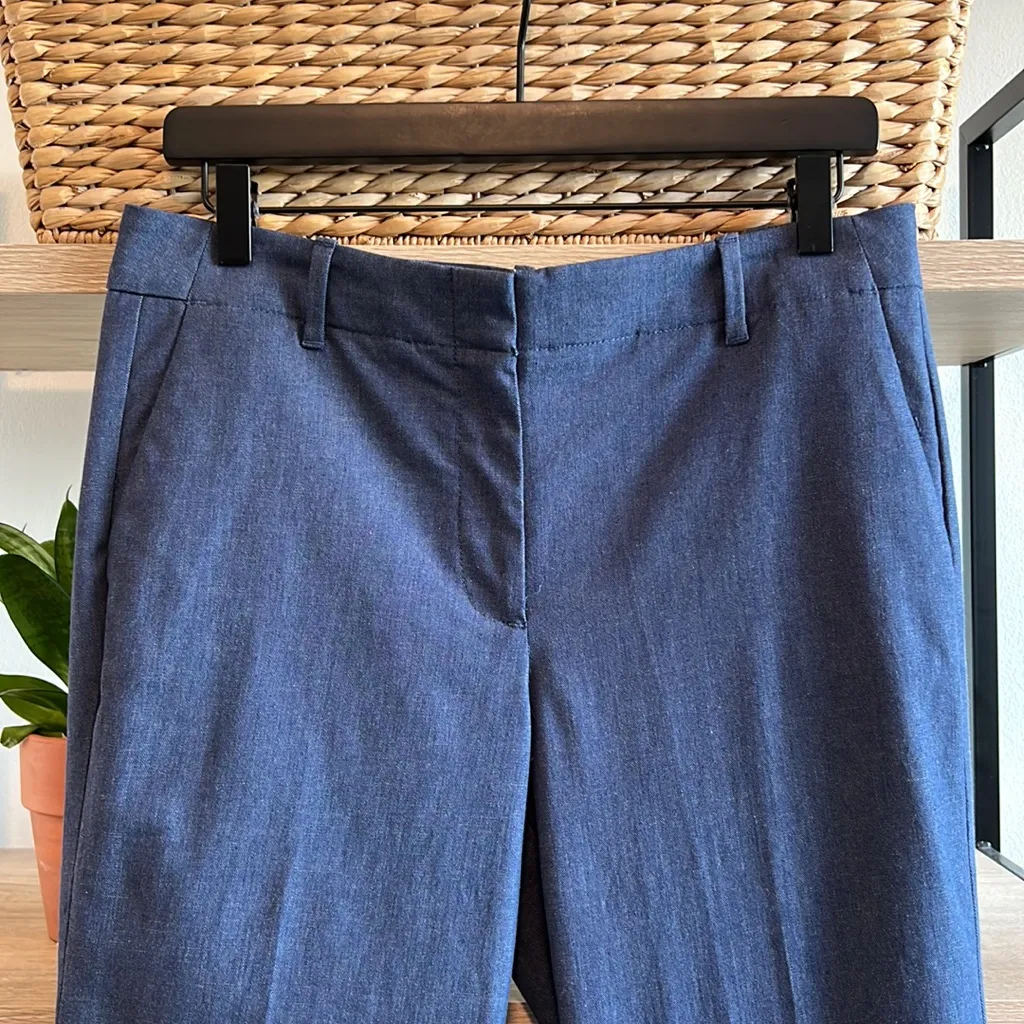 Talbot's Chelsea Mid-Rise Crop Career Dress Pant Trouser, 8P - Image 2