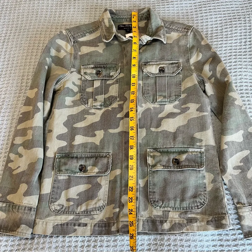 NWOT Miss Selfridge Camo Jacket Womens 2 Shacket Shirt Top Green Camouflage NEW - Image 9