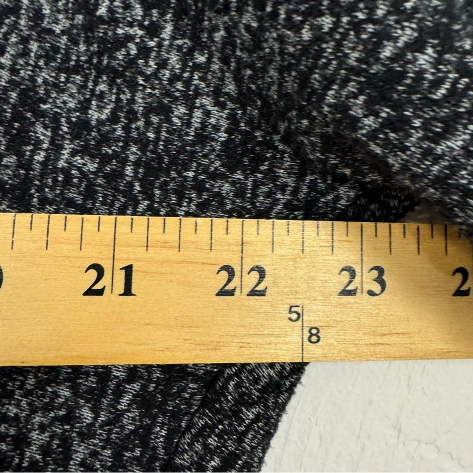 Athleta Grey Marled Cocoon Open Front Cardigan Sweater Womens XXS Preppy Career - Image 11