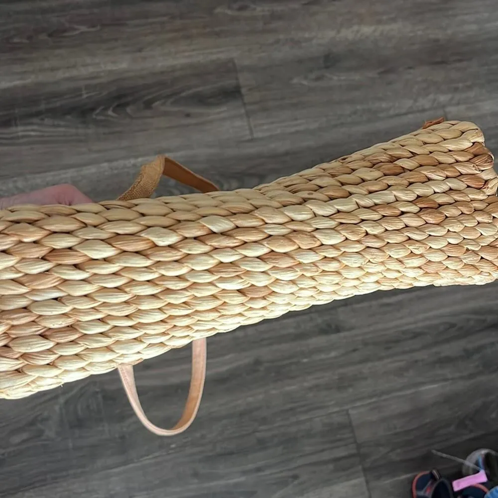 Vtg Butterfly Purse Cornhusk Handbag Bohemian Bag Feminine Y2K Summer Girly - Image 11