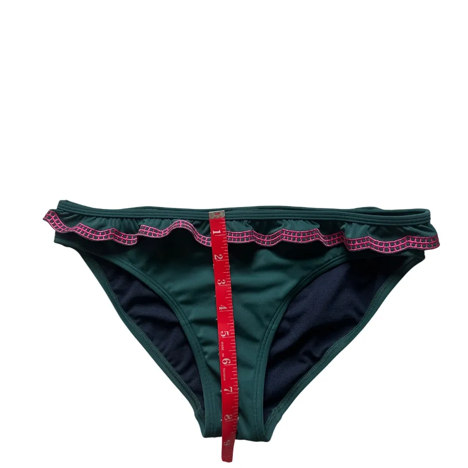 Boden Corfu Green Bikini Bottoms Sz 6 Scalloped Trim Swimwear Beach Resort - Image 7