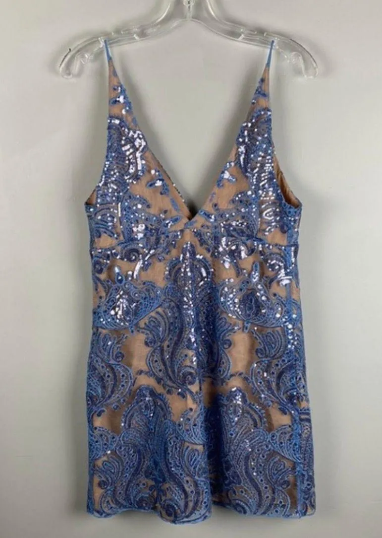 Night Shimmers Sequin Mini Dress - Image 4