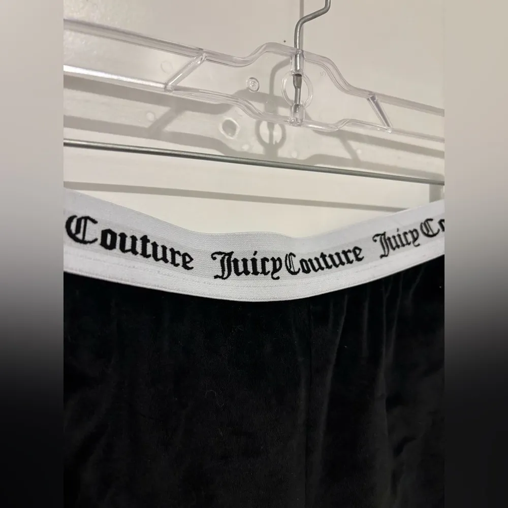 Juicy Couture Black Velvet Shorts - Image 3