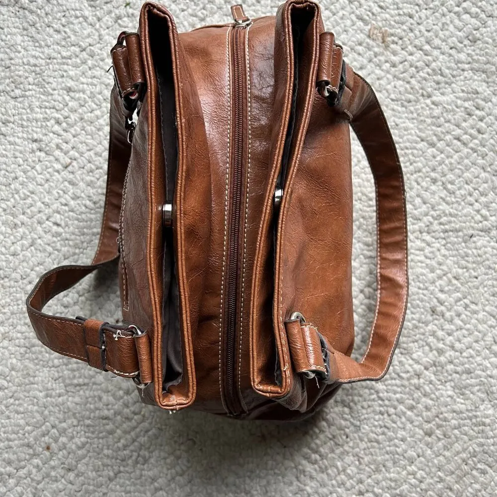 Kenneth Cole Reaction Brown Shoulder Bag - Image 7