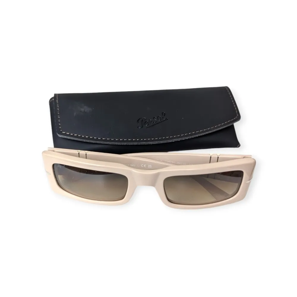 Persol Francis Sunglasses Beige with Black Case Made in Italy Gifts for Her - Image 7