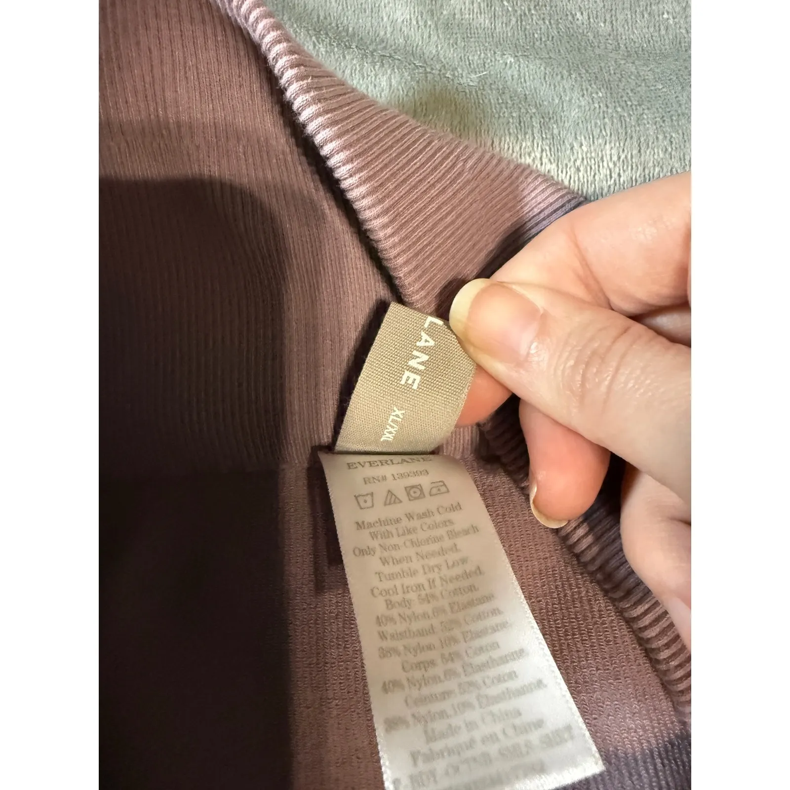 NWT Everlane Size XL/XXL Purple Biker Shorts Stretch High Waisted 7" Inseam - Image 5