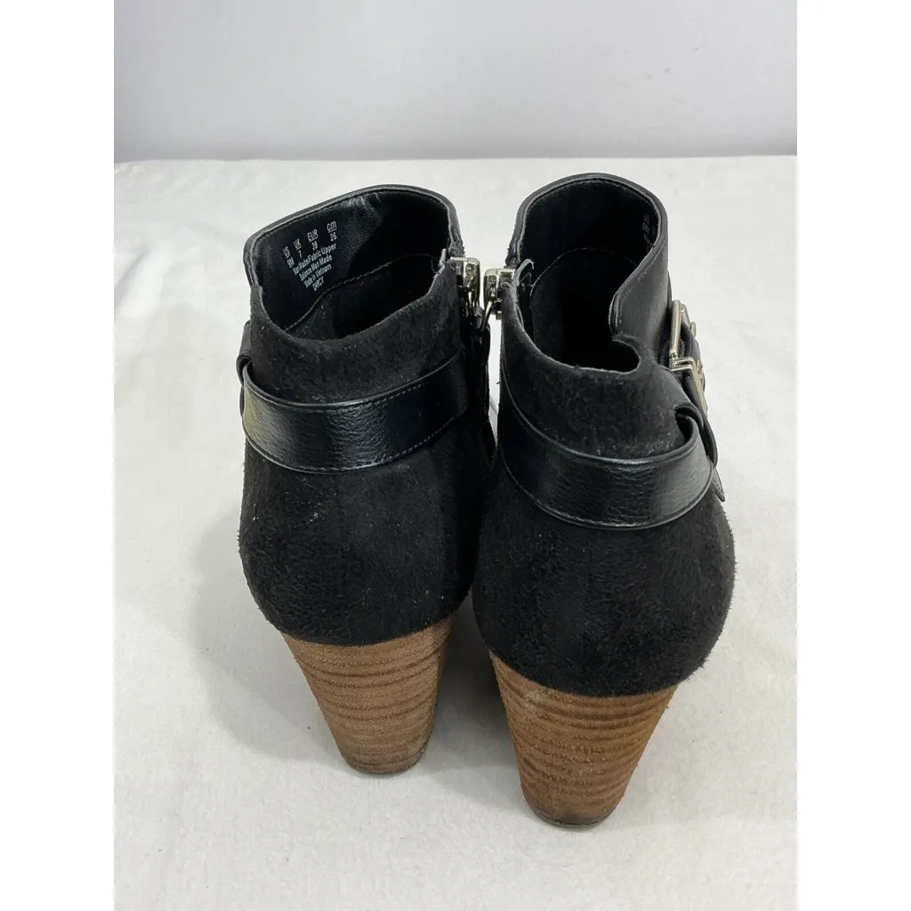 womans dr scholls be energized Foam Tech Darcy Black Faux Leather - Image 5