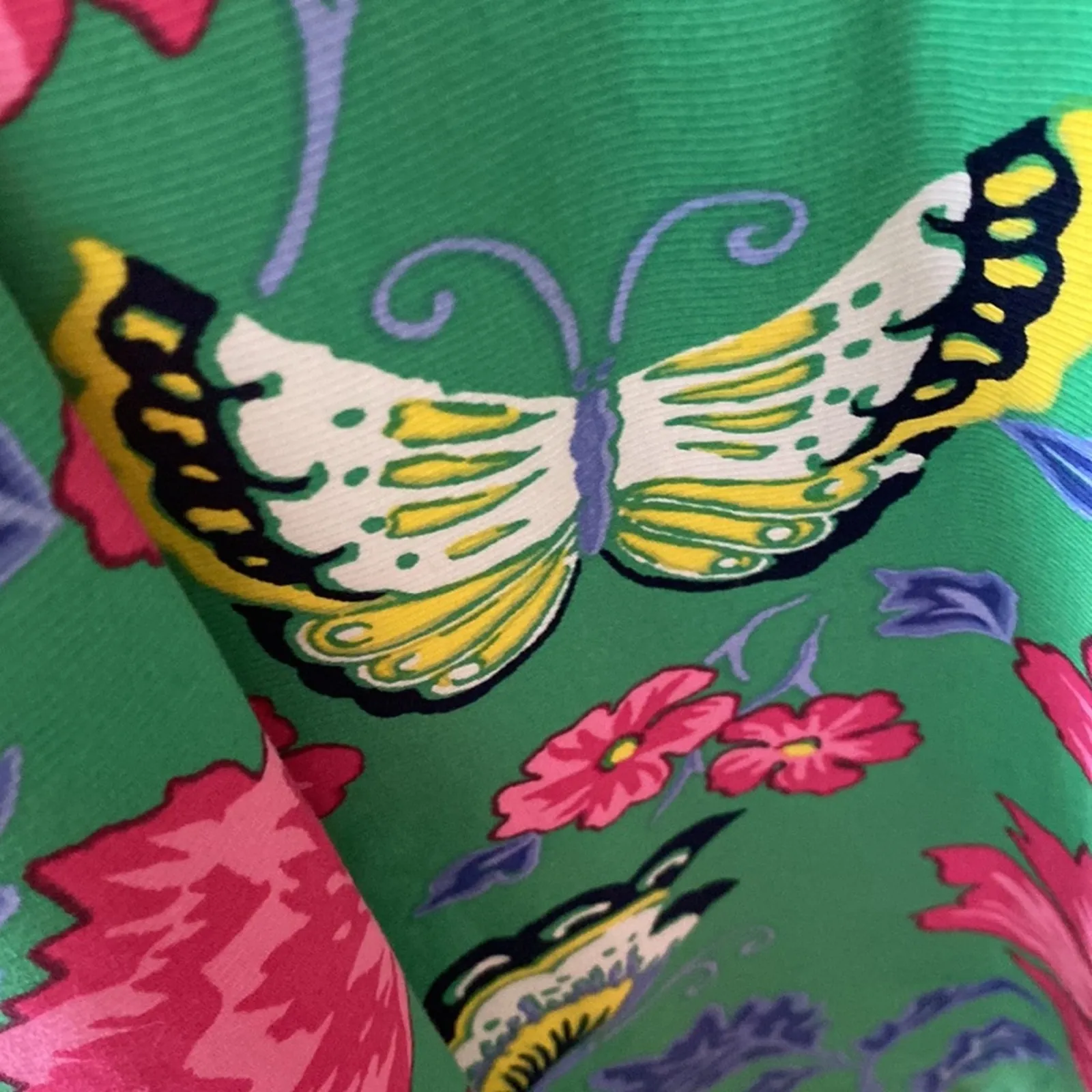 Talbots Dress 12 Retro One Shoulder Cocktail Dress Butterfly elegant occasion - Image 2