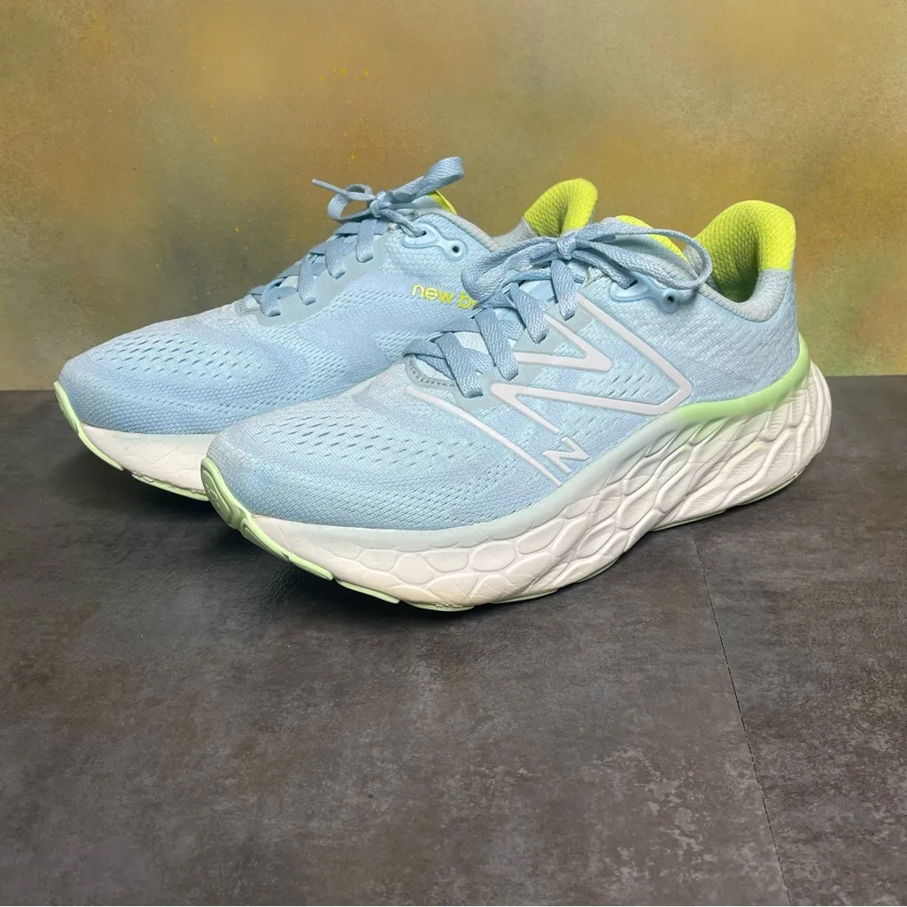 New Balance Fresh Foam X More V4 Blue Women's Running Shoes Size 10.5B - Image 3