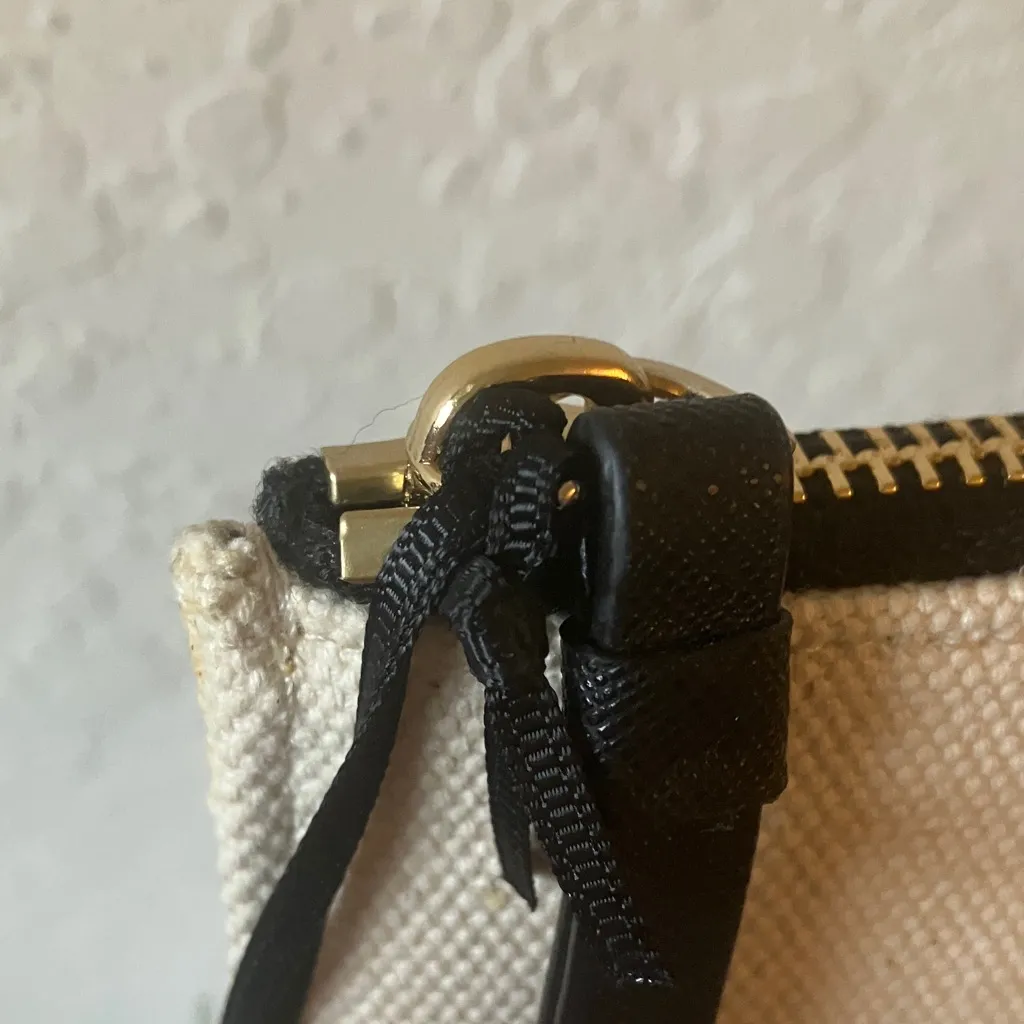 Kate Spade x Disney Parks: Silver Glitter Canvas Clutch/Wristlet- Fairytale - Image 4