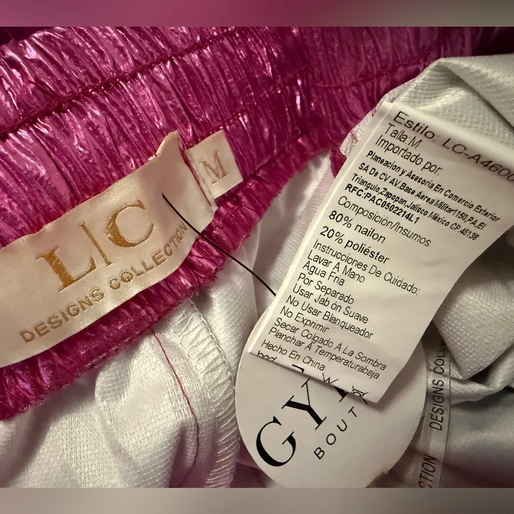 NWT metallic jogger in pink size M Size M - Image 11
