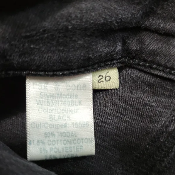 Rag & Bone Jeans Size 26 W26" x L27.5" Rag And Bone 10 Inch Skinny Jeans Stretch  - Image 8