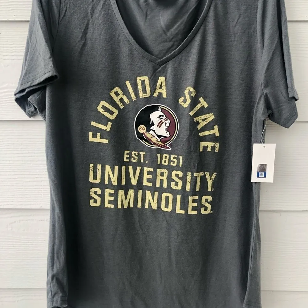FSU Florida State Seminoles Ladies tee V - Image 2