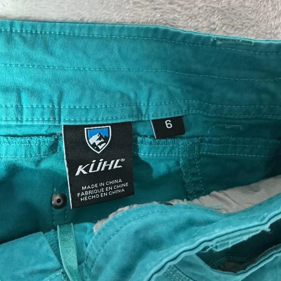 Kuhl A Line Skirt Teal Green Casual Outdoors Travel‎ Hiking - Image 6