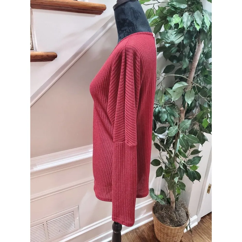 Coeur De Vague Women Maroon Polyester V - Image 5