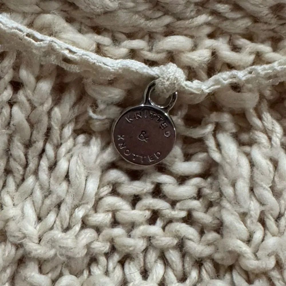 Anthropologie Knitted and Knotted Lace Knit Sweater Vest Women’s Small - Image 4