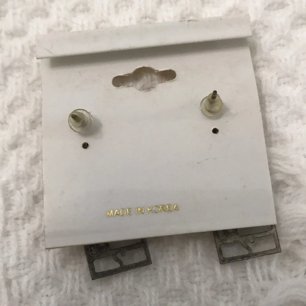 WWJD Silver Vintage Earrings What Would Jesus Do - Image 3