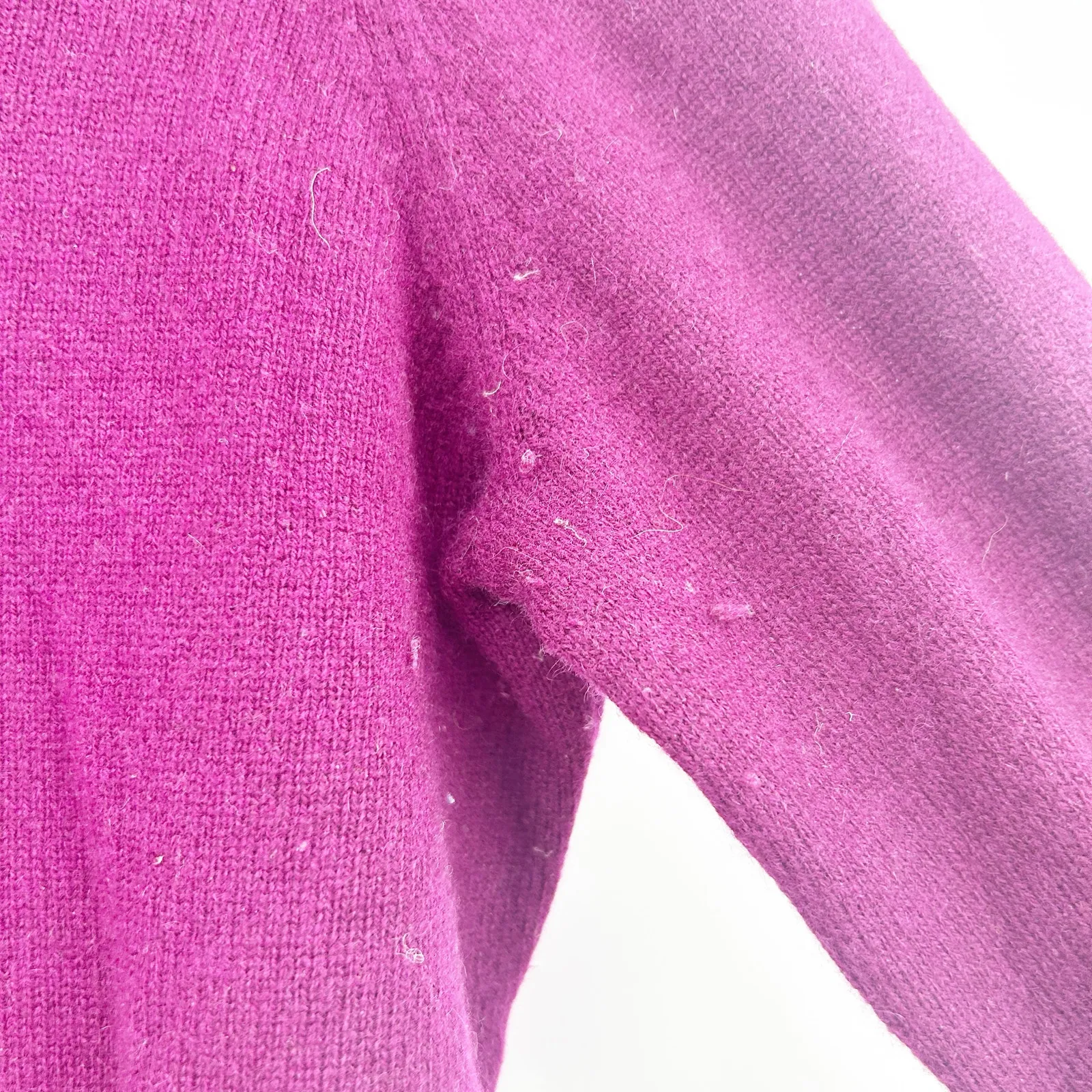 Charter Club Womens‎ Fall Knit 100% Cashmere Turtleneck Sweater Size M Purple - Image 5