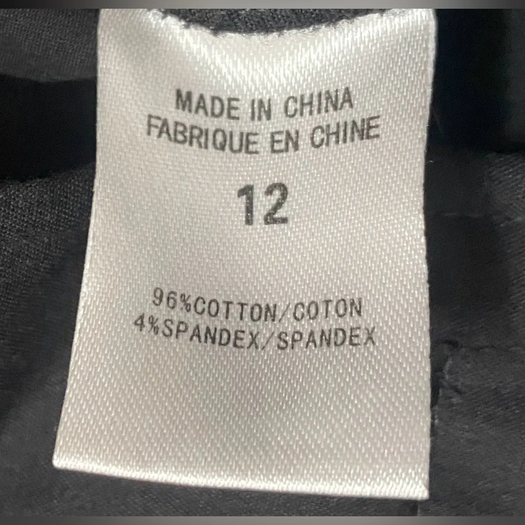 Theory Straight Leg Pant Women's 12 Black Dress Pants Office Career Classic - Image 11