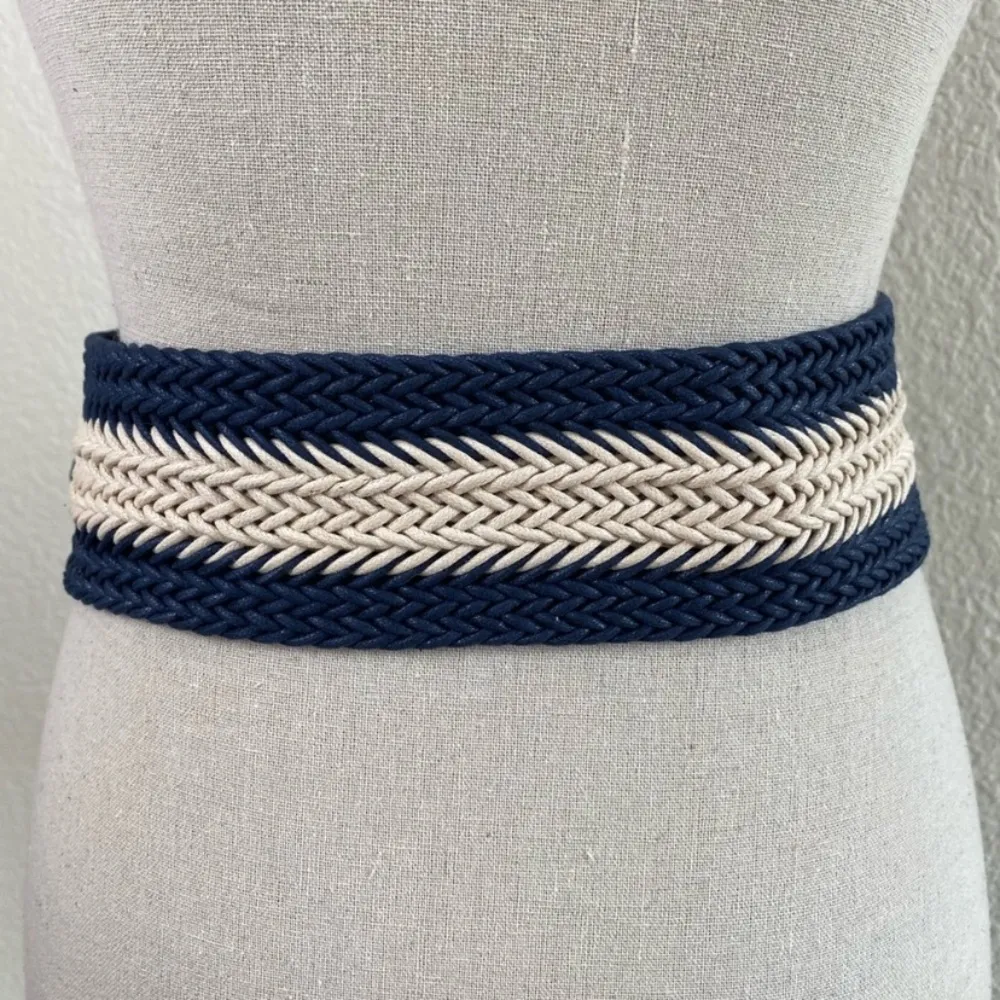 Wide braided Belt. S/M - Image 6