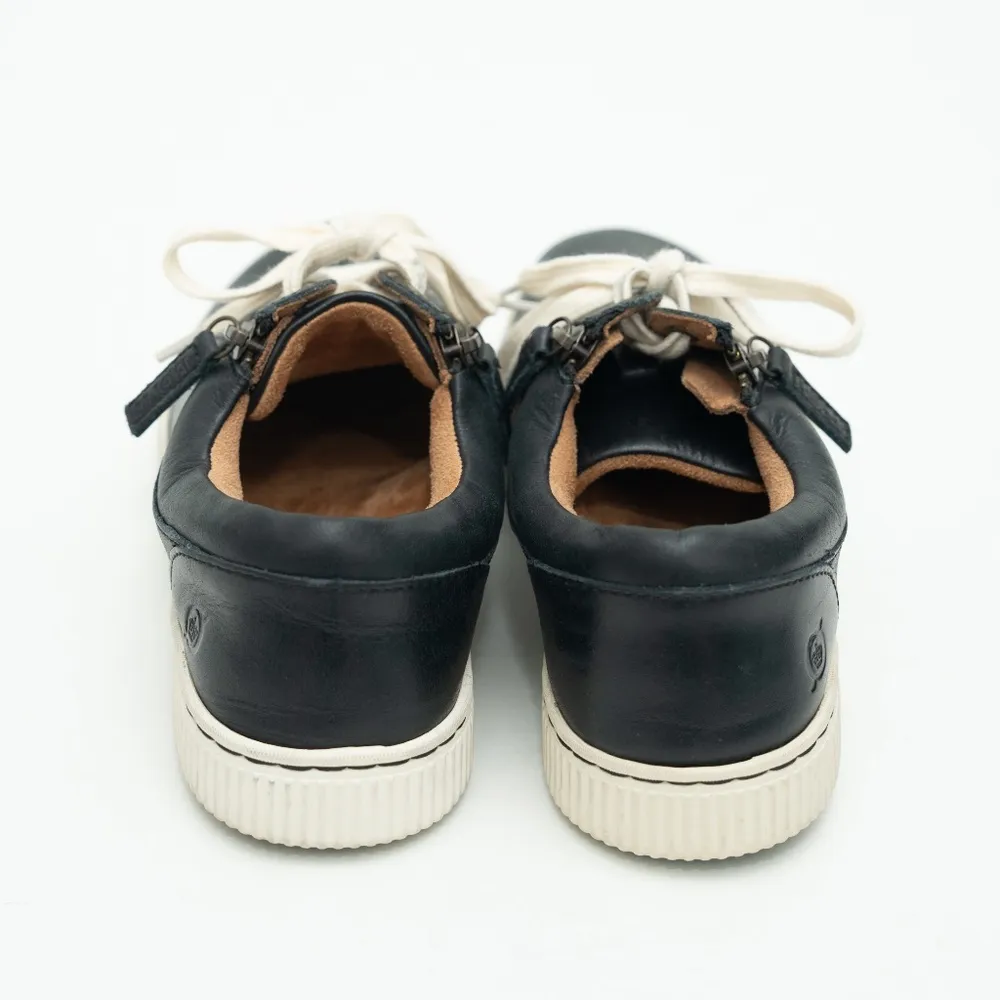 Born | New! Paloma Black Leather Sneaker Size 7 - Image 8