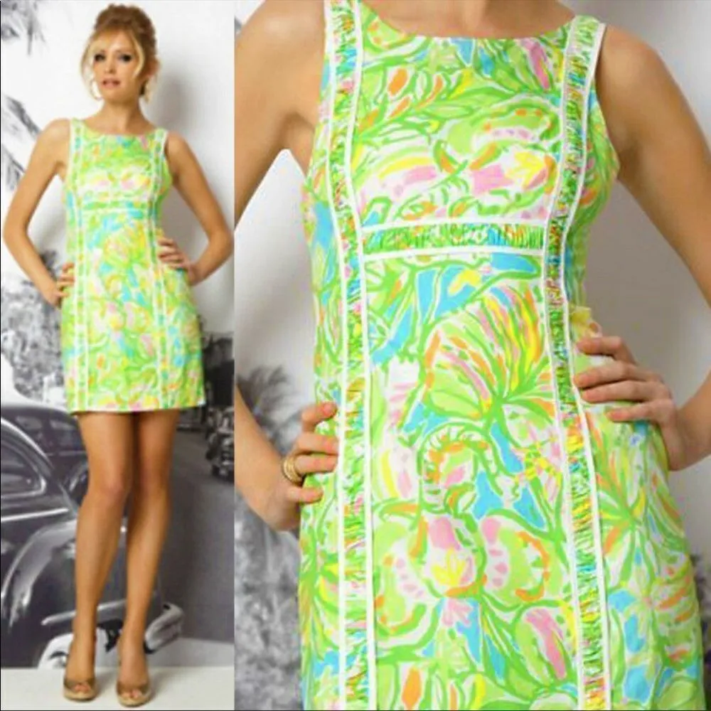 Lilly Pulitzer Fryer Elephant Ear Shift Dress - Image 2