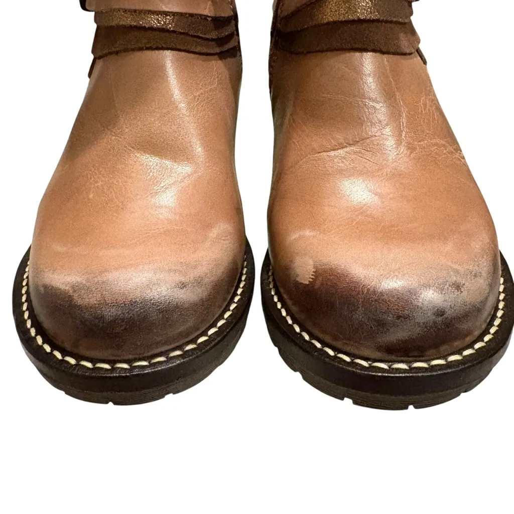 Dromedaris Kikka Leather Boot in Taupe, Sz 37 Tan - Image 10