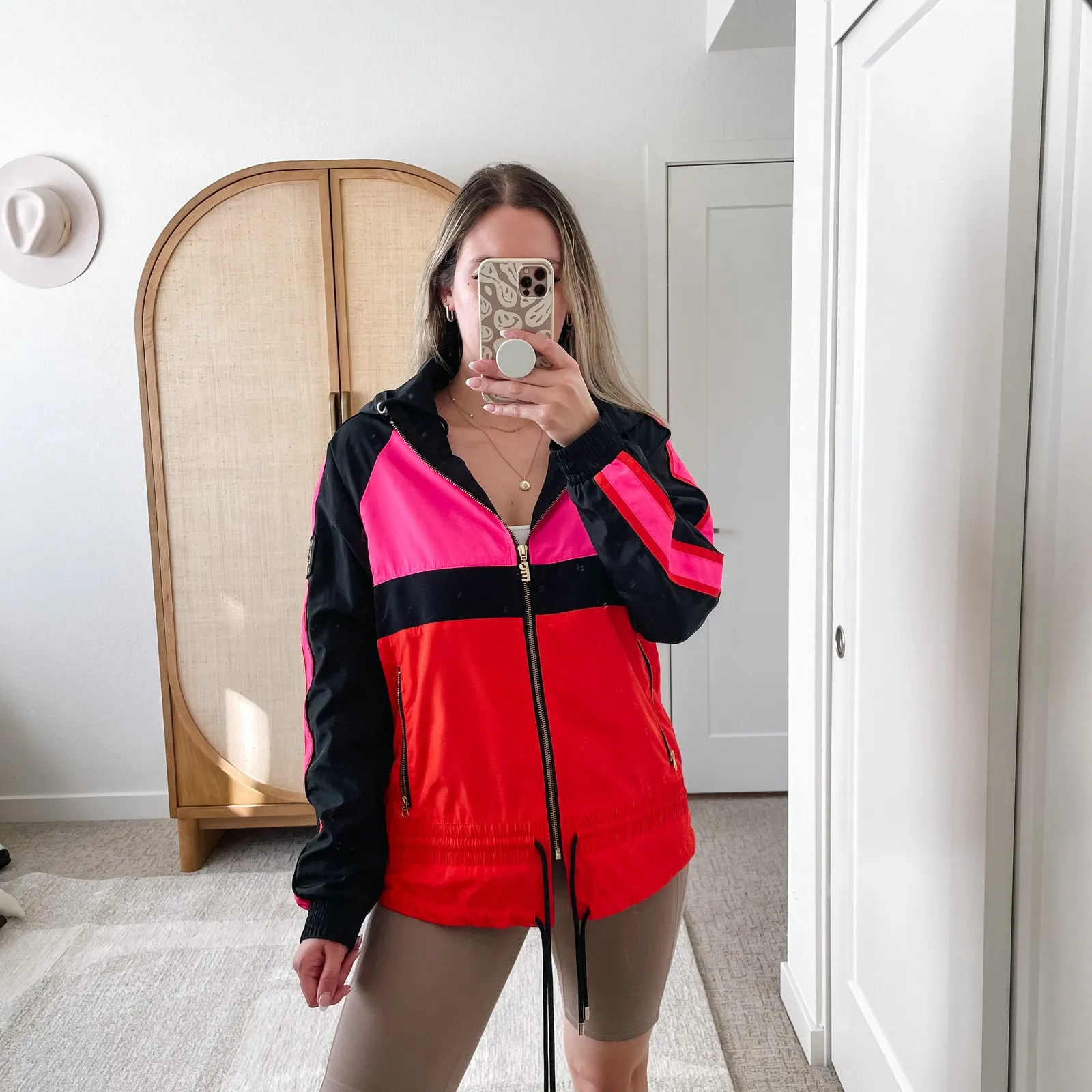 P.E. Nation Man Down Windbreaker Jacket Black Size XS - Image 12