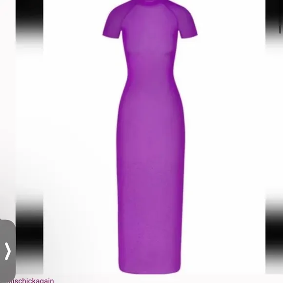 🌷Skims Purple Rhinestone Swim Coverup Dress - Image 2