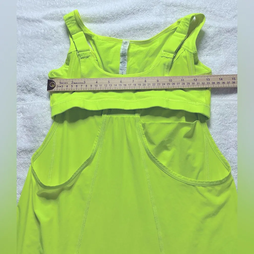 Lululemon Athletica Green Fitted Sleeveless Tank Top - Image 8