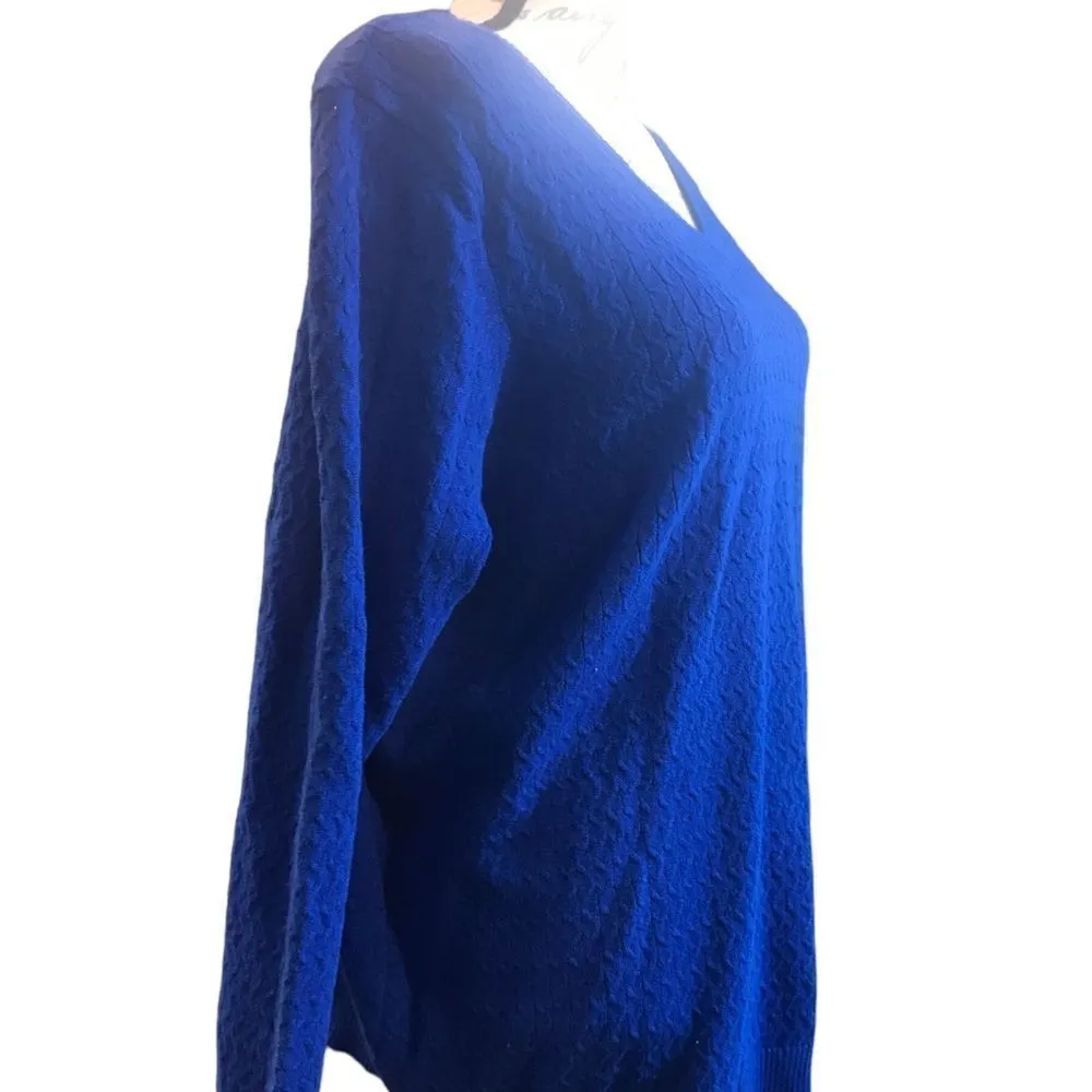 Laura Scott  blue sweater 24/26 - Image 3