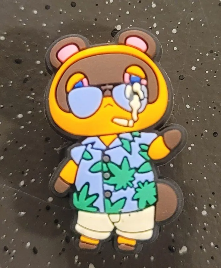 NEW Weed Teddy Bear Croc Charm - Image 3