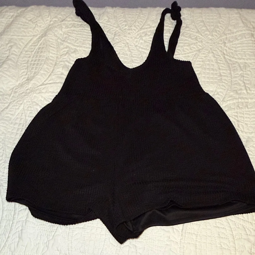 Urban Outfitters Black Sleeveless Romper - Image 4