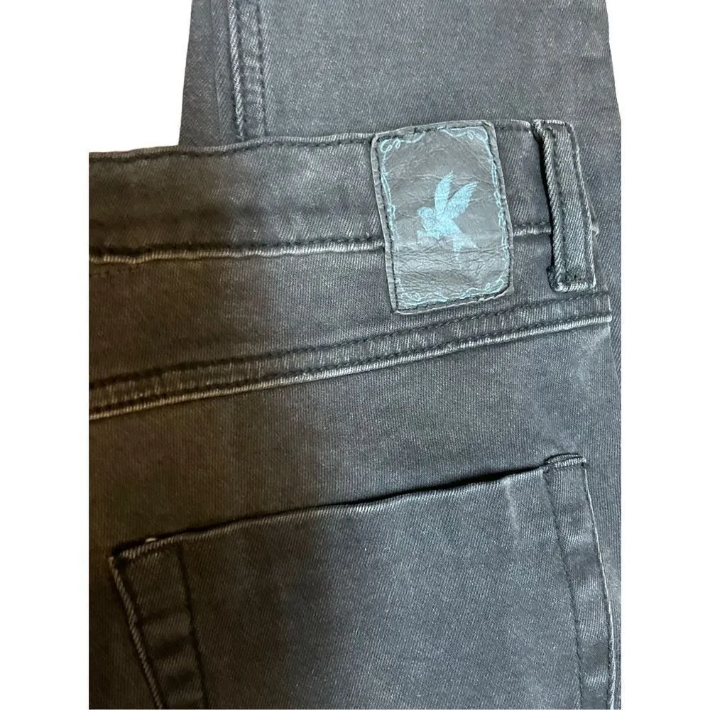 Oneteaspoon Dark Fantasy Runaway washed black high rise jeans sz 27 NWT - Image 6