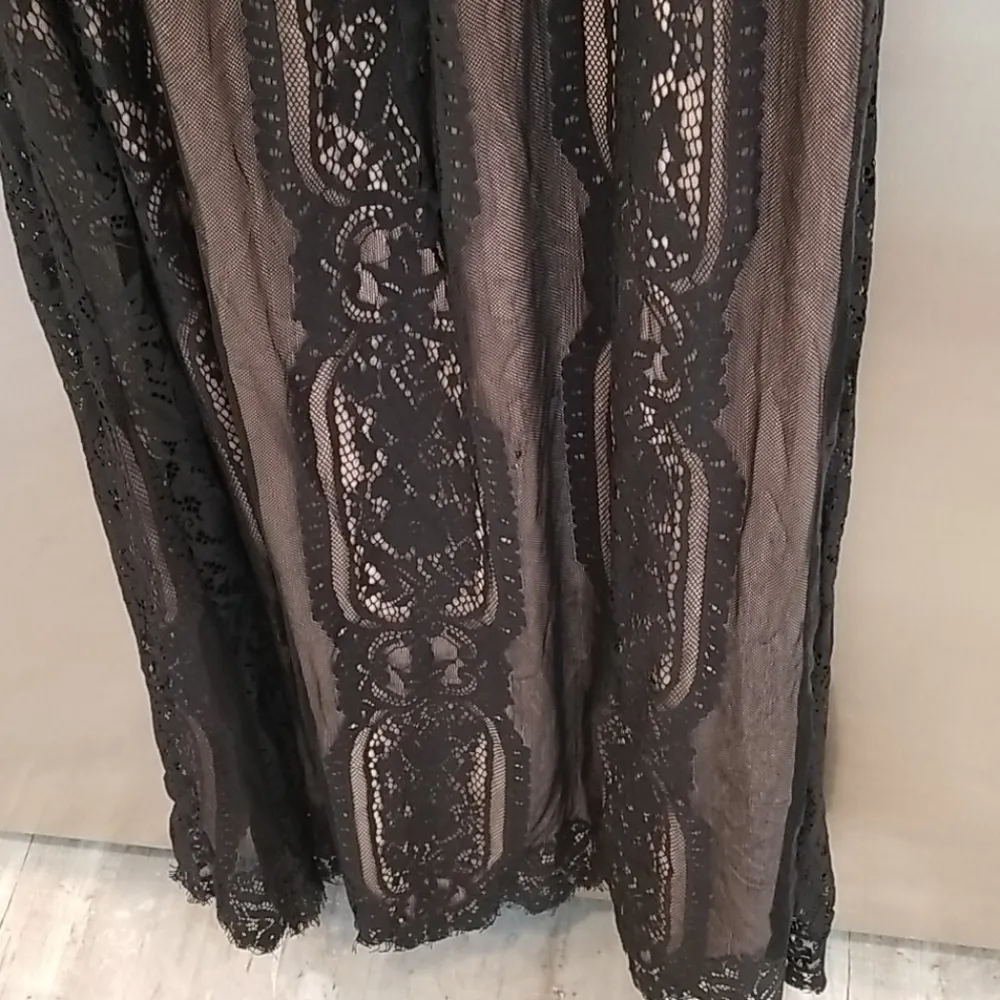 💕ADELYN RAE💕 Sleeveless Black Lace Maxi Dress Small S NWT - Image 4